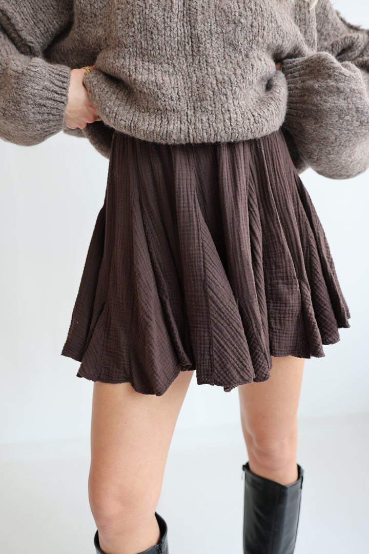 Volantrock aus Musselin Mila