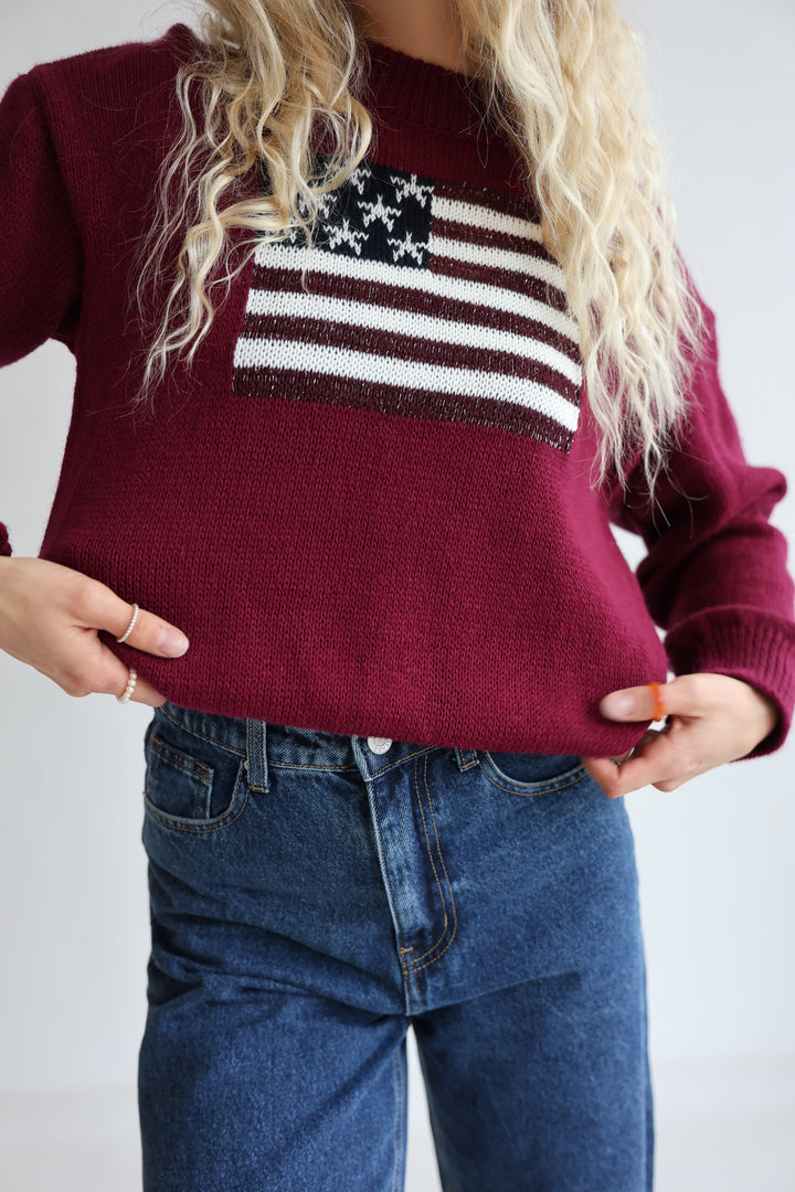 Strickpullover American Girl