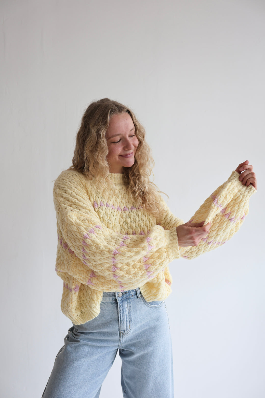 Bubble Knit Pullover