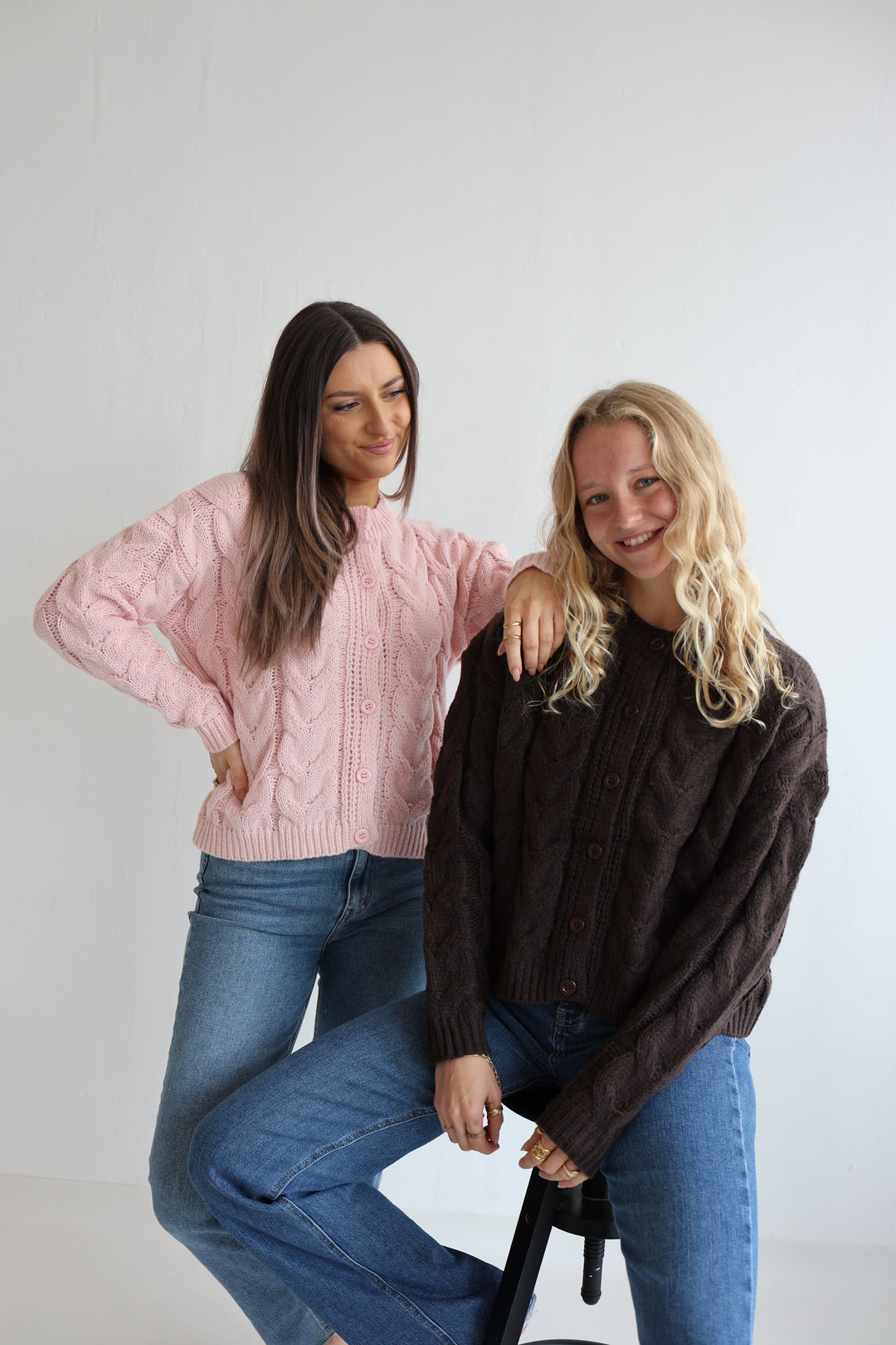 Luna Cable Knit Cardigan