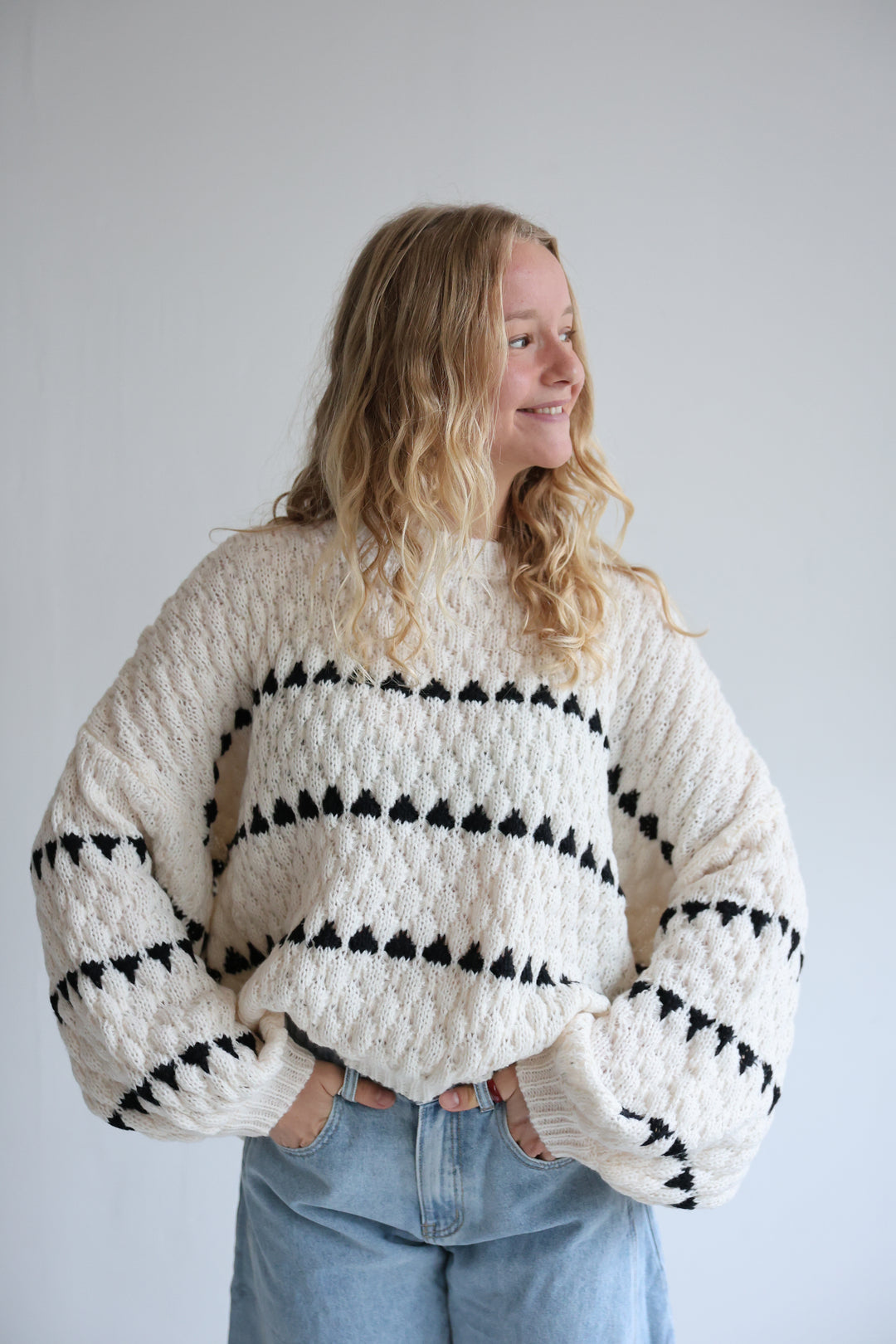 Bubble Knit Pullover