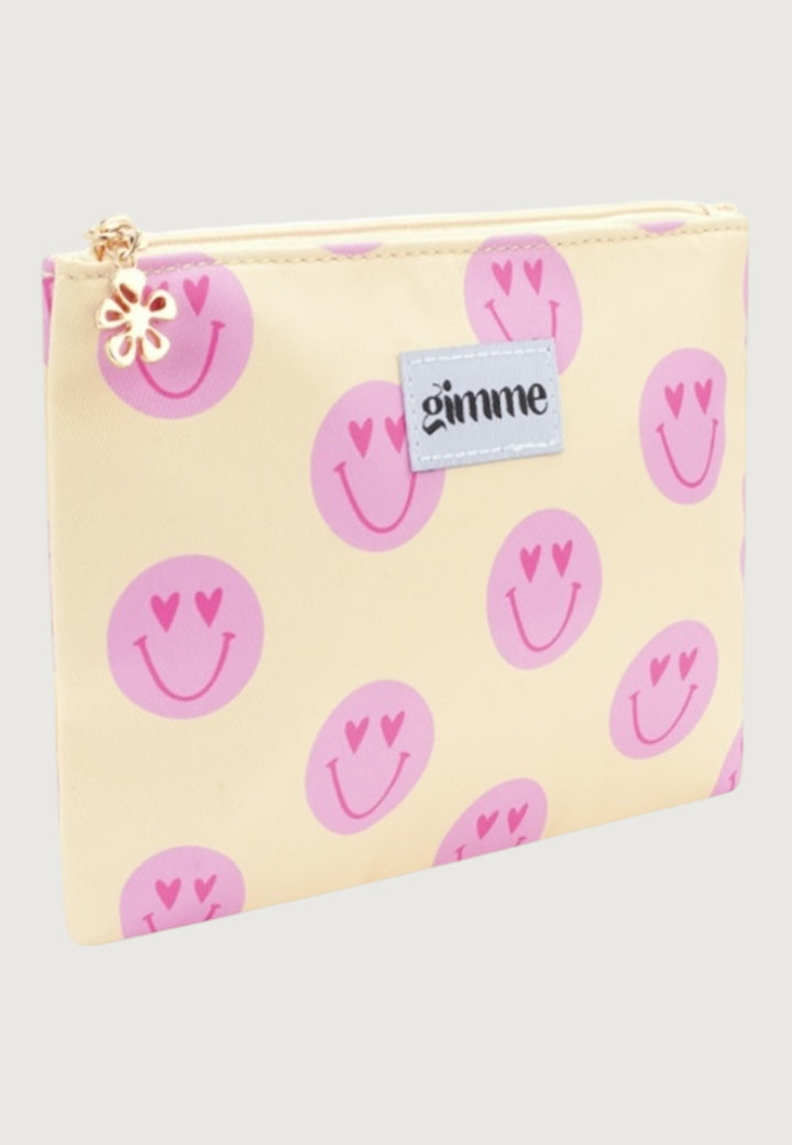 Kosmetiktasche Pink Smiley