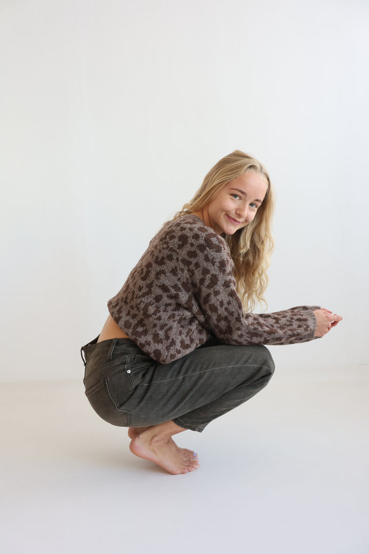 Pullover Soft Leopard Knit