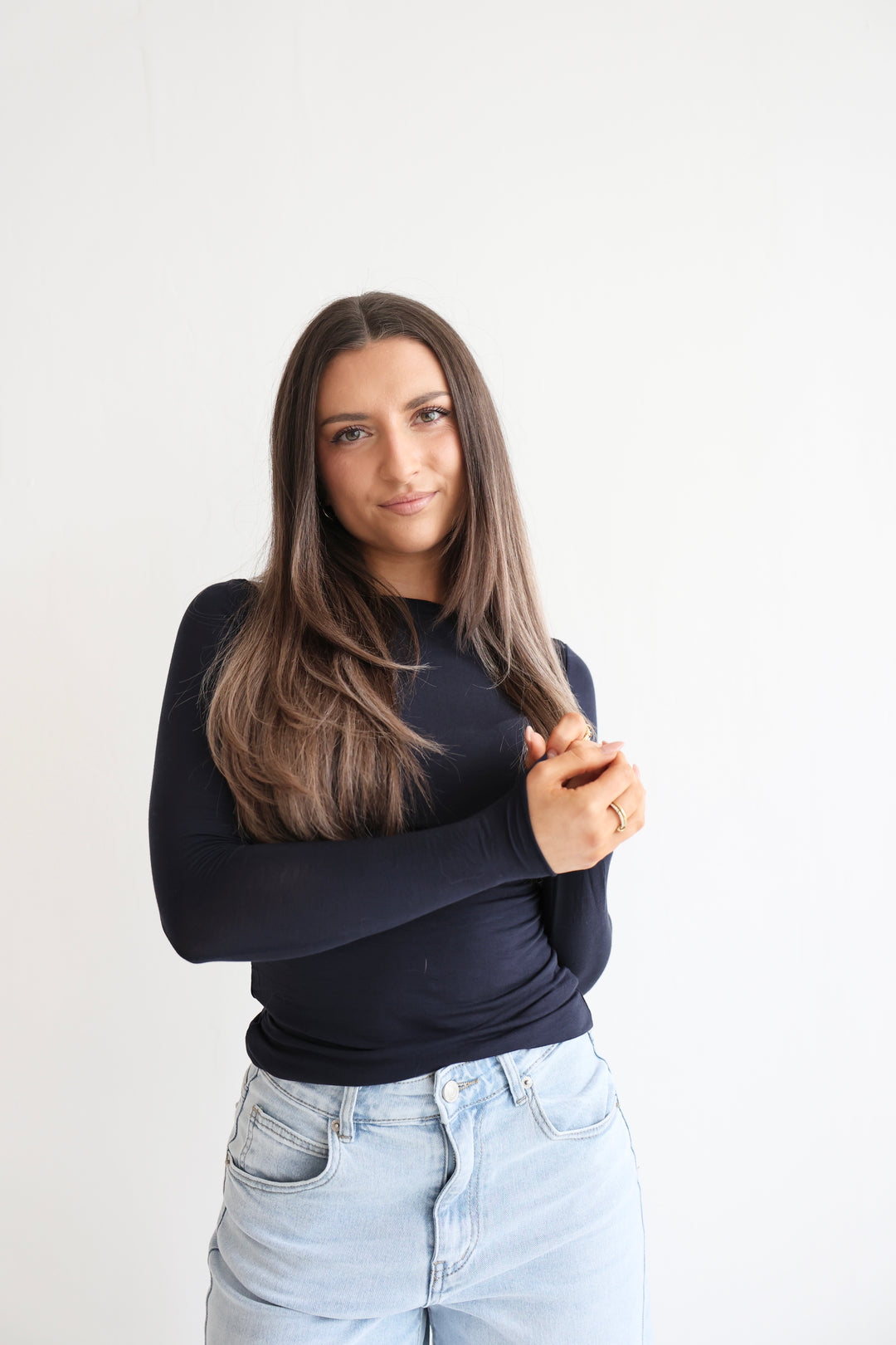 Cashmere Longsleeve Liliana (einfarbig)