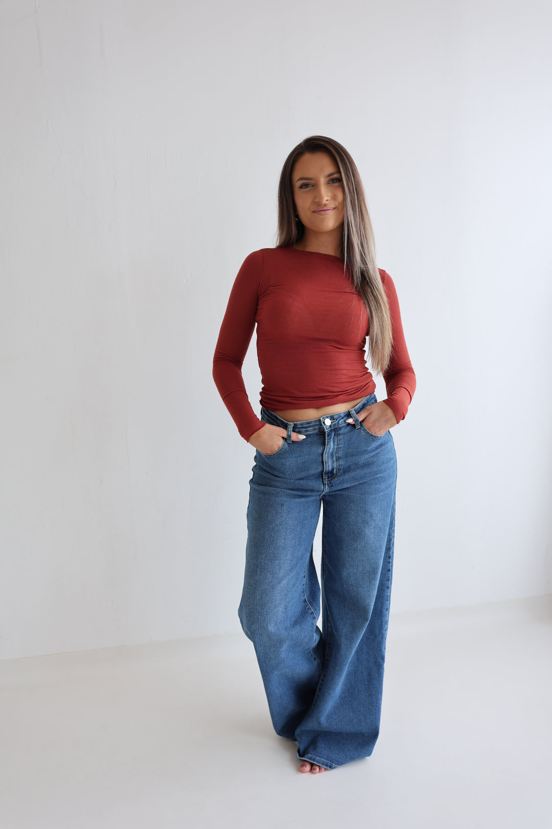 Cashmere Longsleeve Liliana (einfarbig)