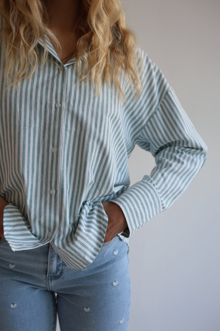 Striped Cotton Blouse