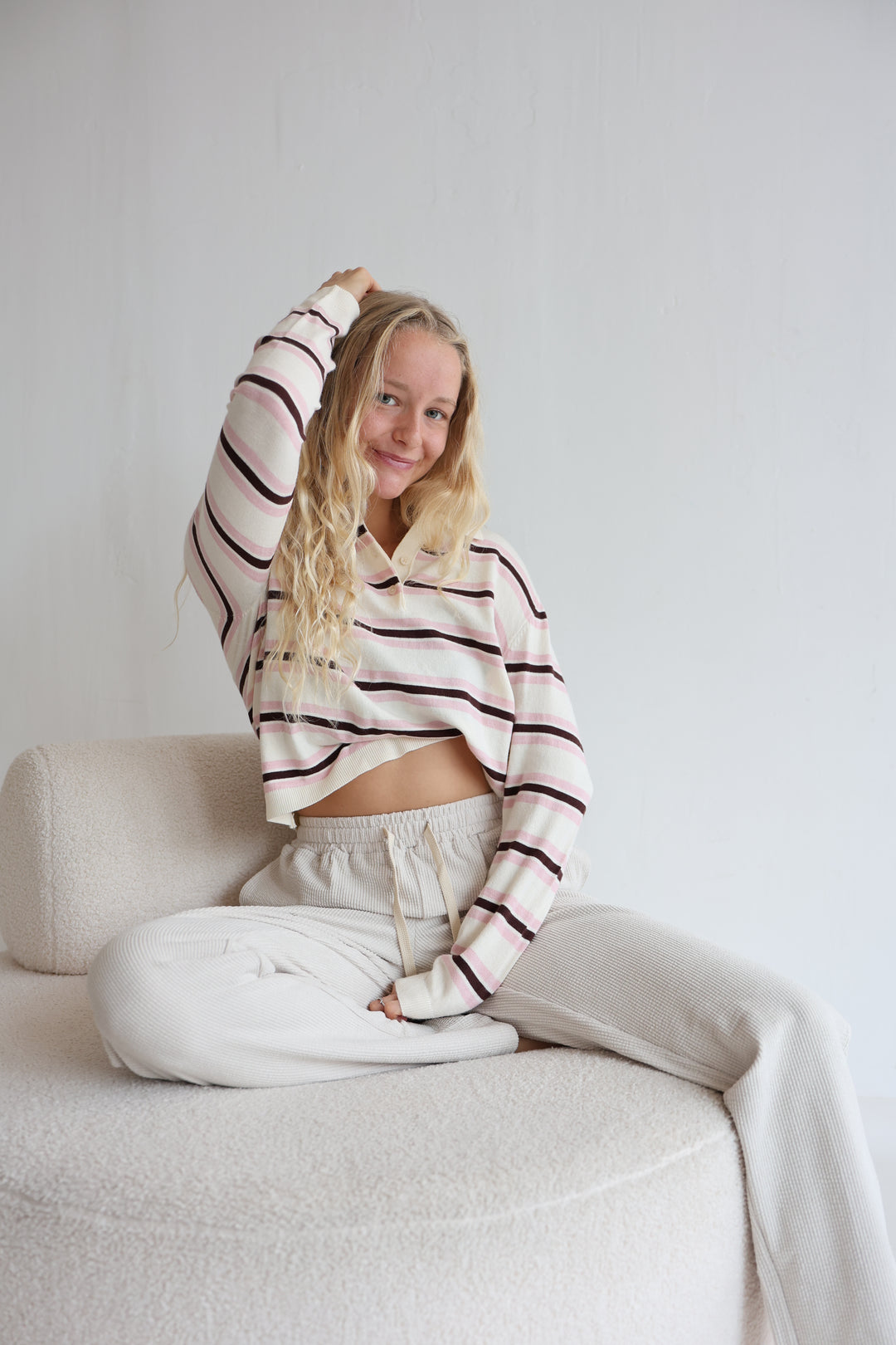 Fine Stripes Long Polo