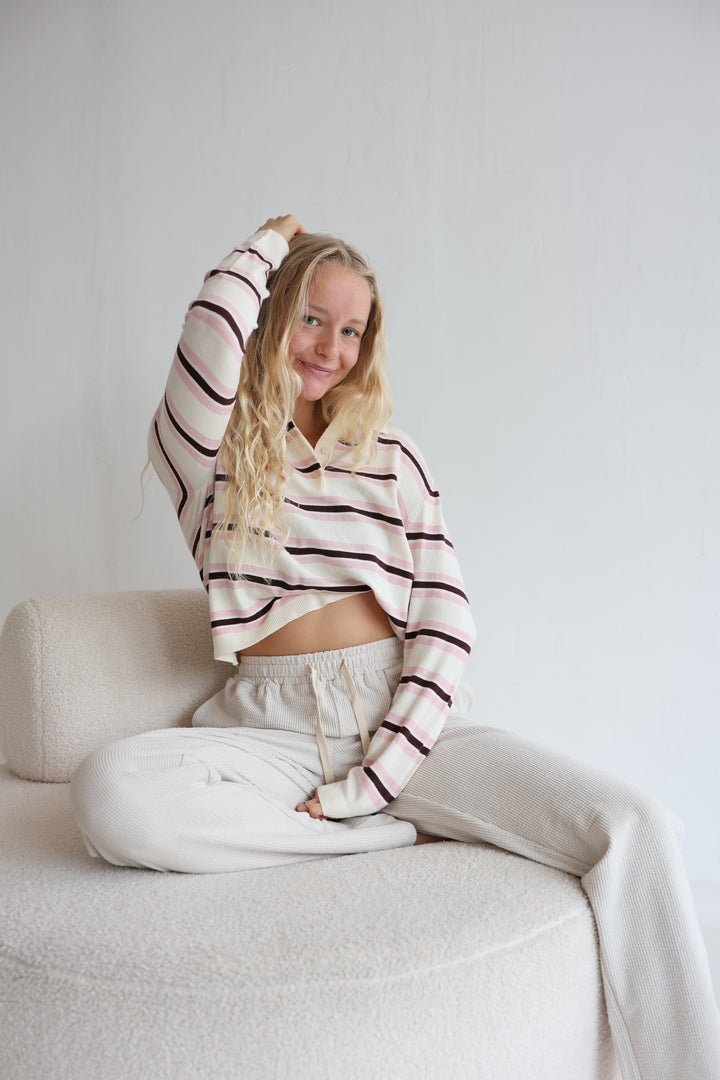 Fine Stripes Long Polo