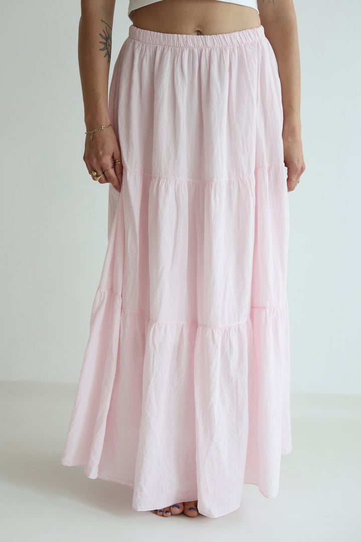 Cotton Maxi Skirt