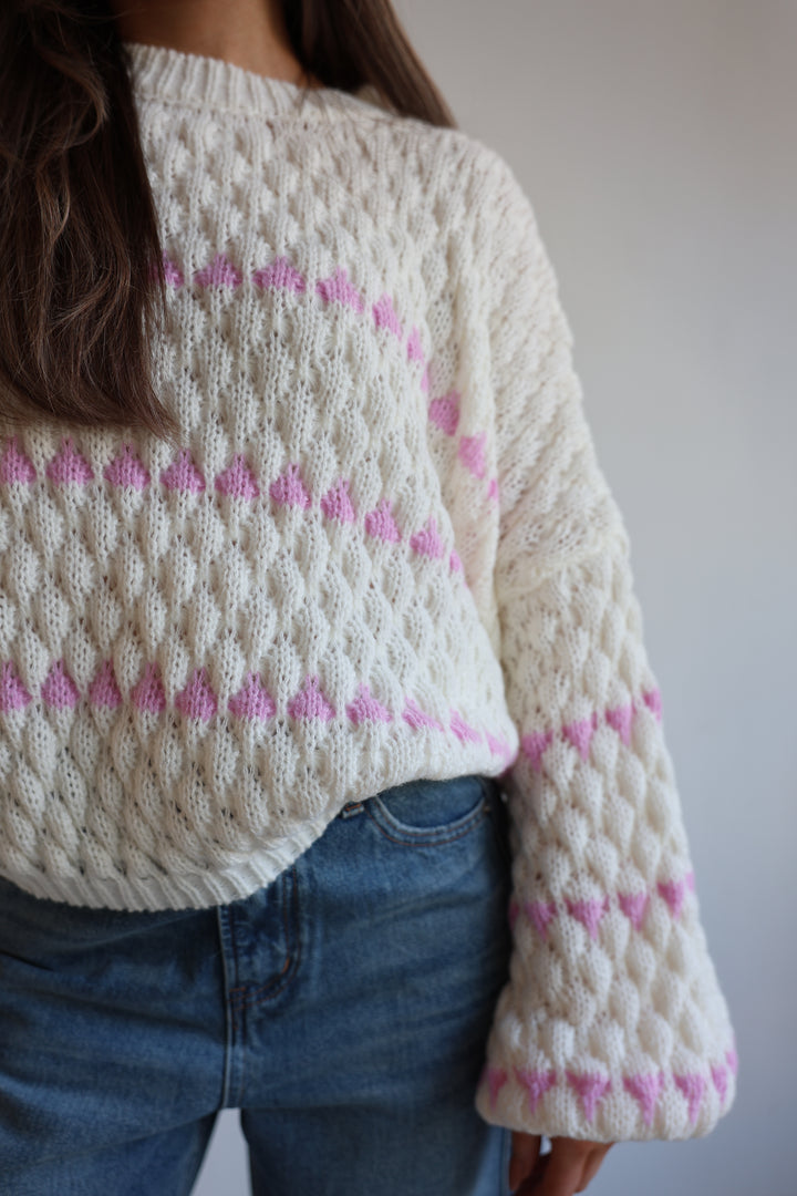 Bubble Knit Pullover