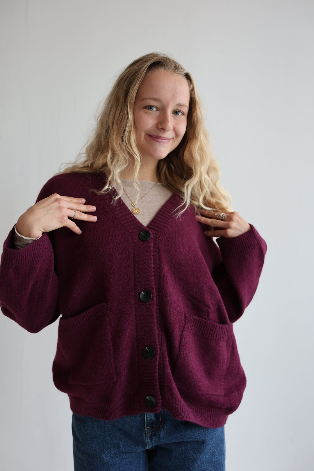 Oversize Cardigan Casual Love