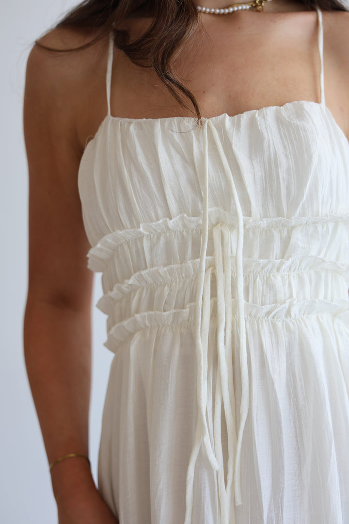 Smocked Cami Midi Dress