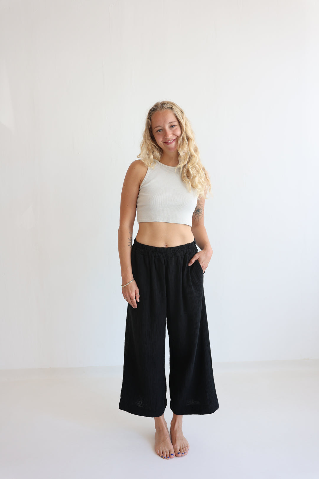 Casual Musselin Pants Petite