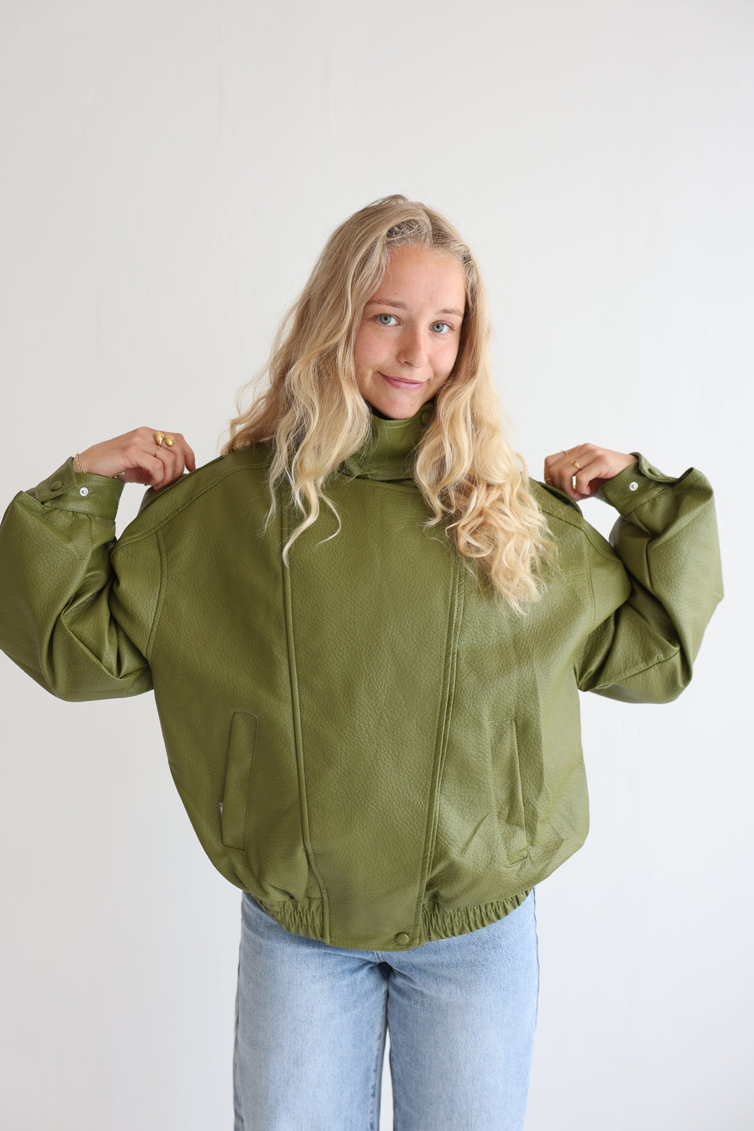 Oversize Bikerjacke Milano