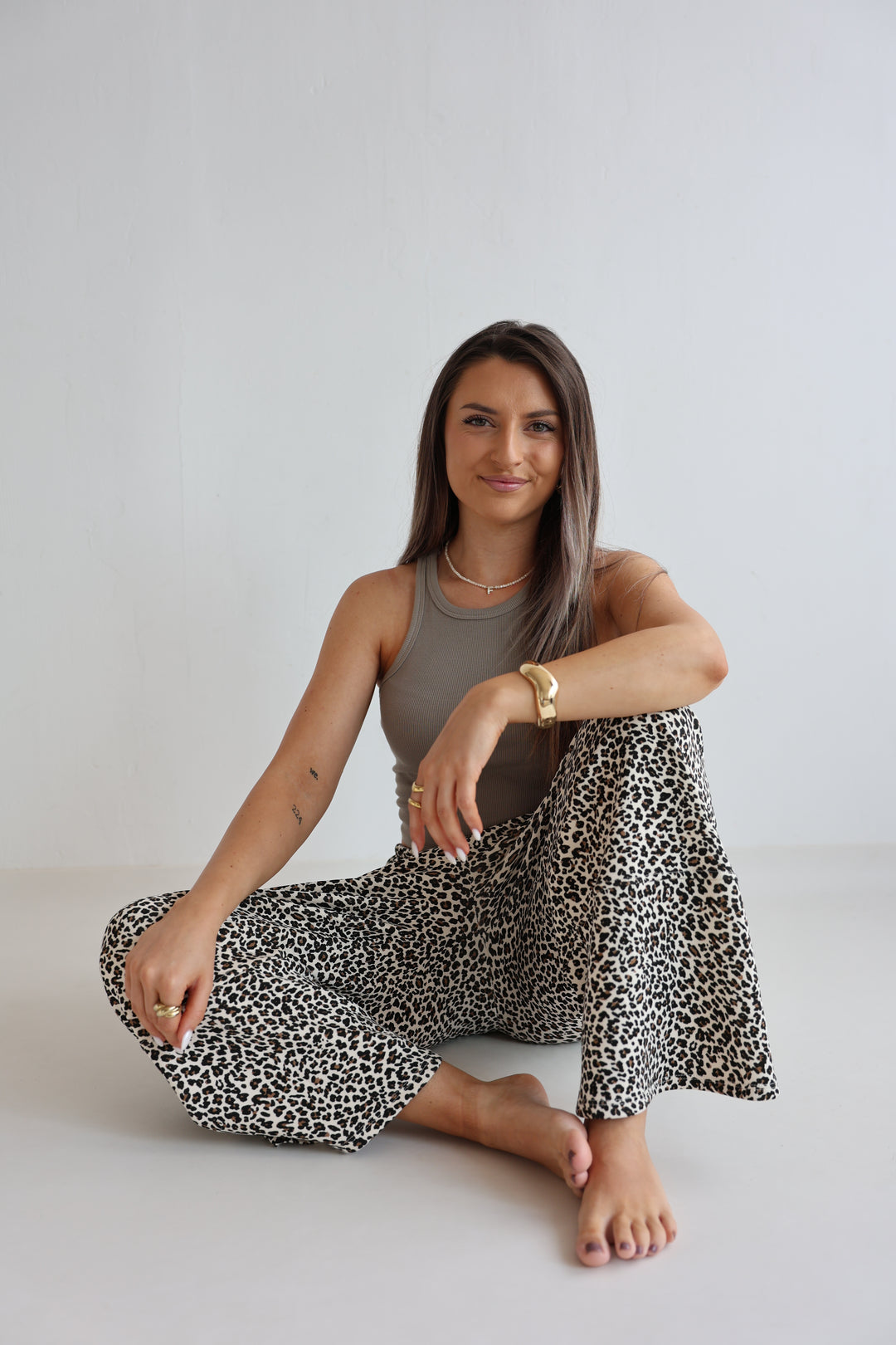 Sweatpants mit Leoprint Everyday