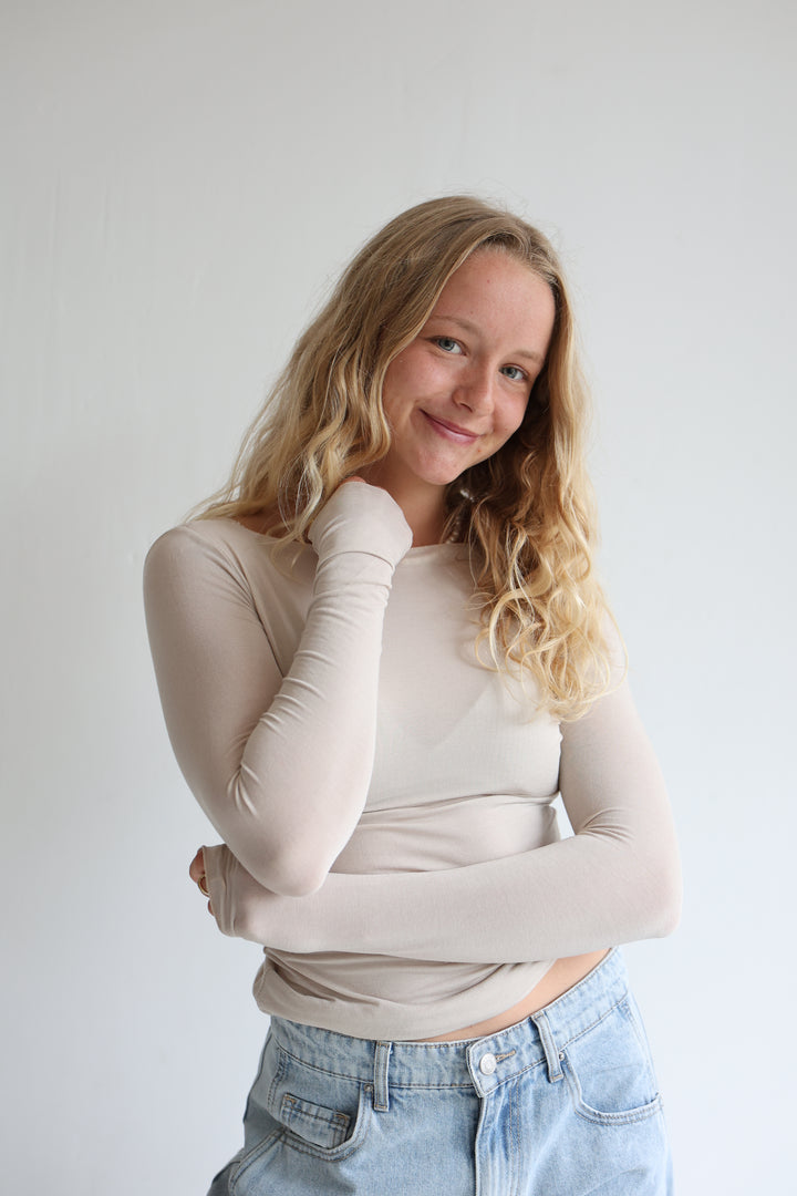 Cashmere Longsleeve Liliana (einfarbig)