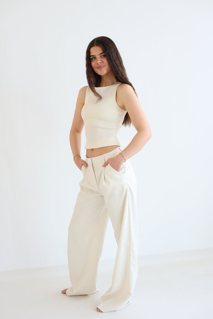 Bundfaltenhose Casual Look