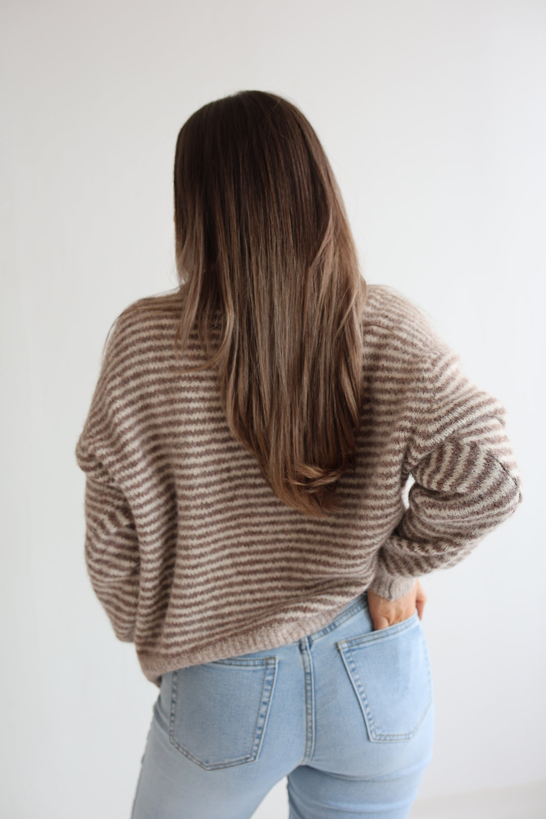 Gestreifter Cardigan Moodline Knit