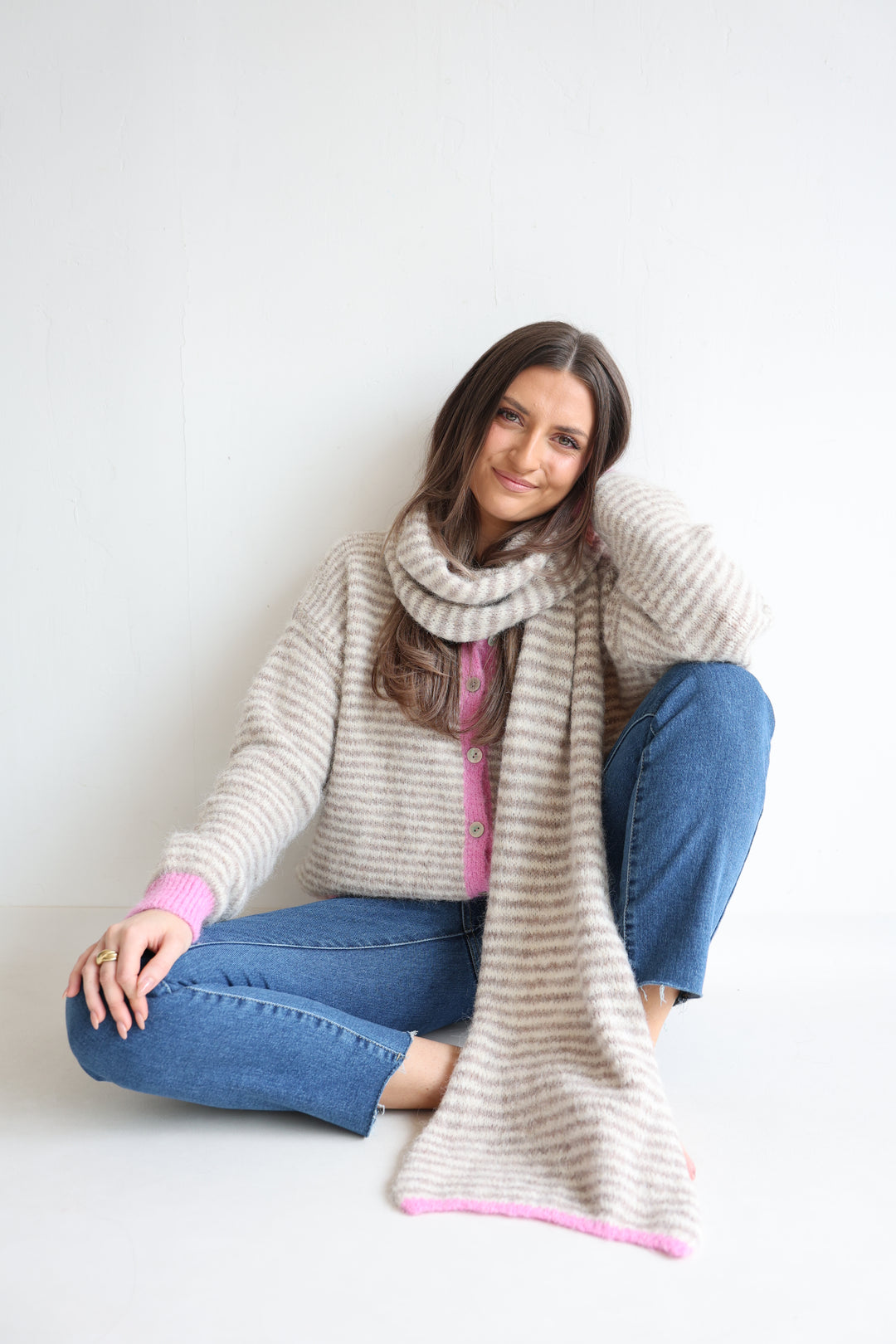 Gestreifter Schal Moodline