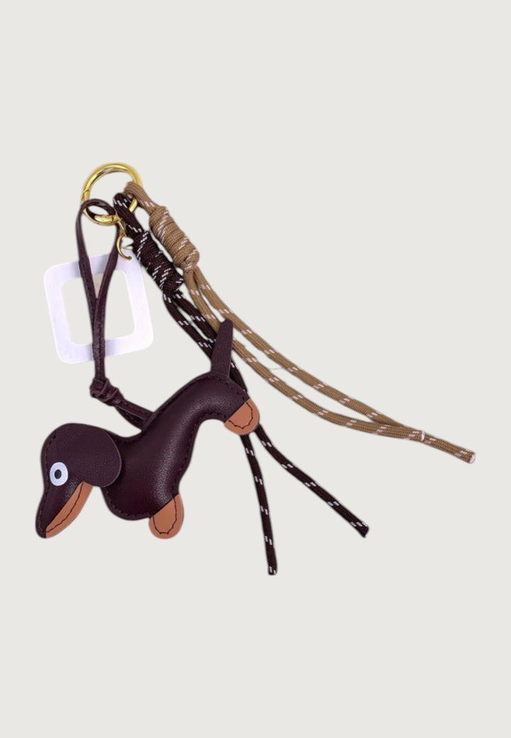 Bag Charm Brown Dackel