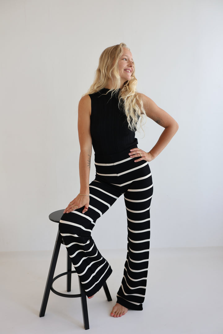 Lange gestreifte Hose Sandy Stripes