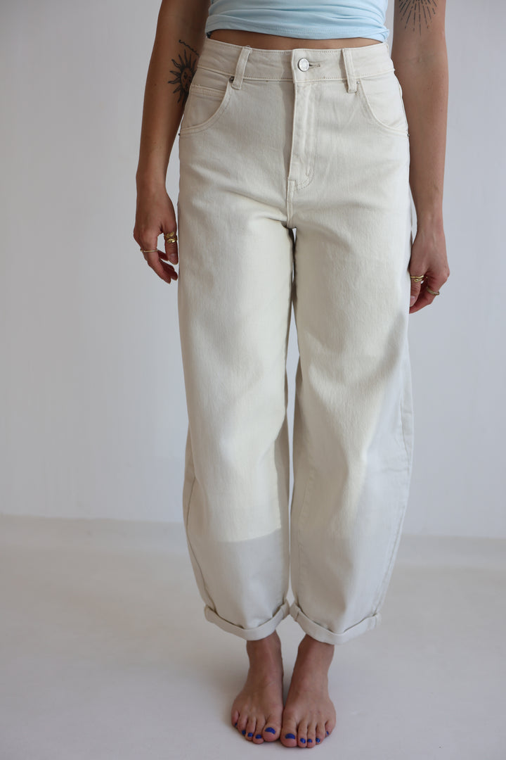 Barrel Fit Cocoa Shades Jeans