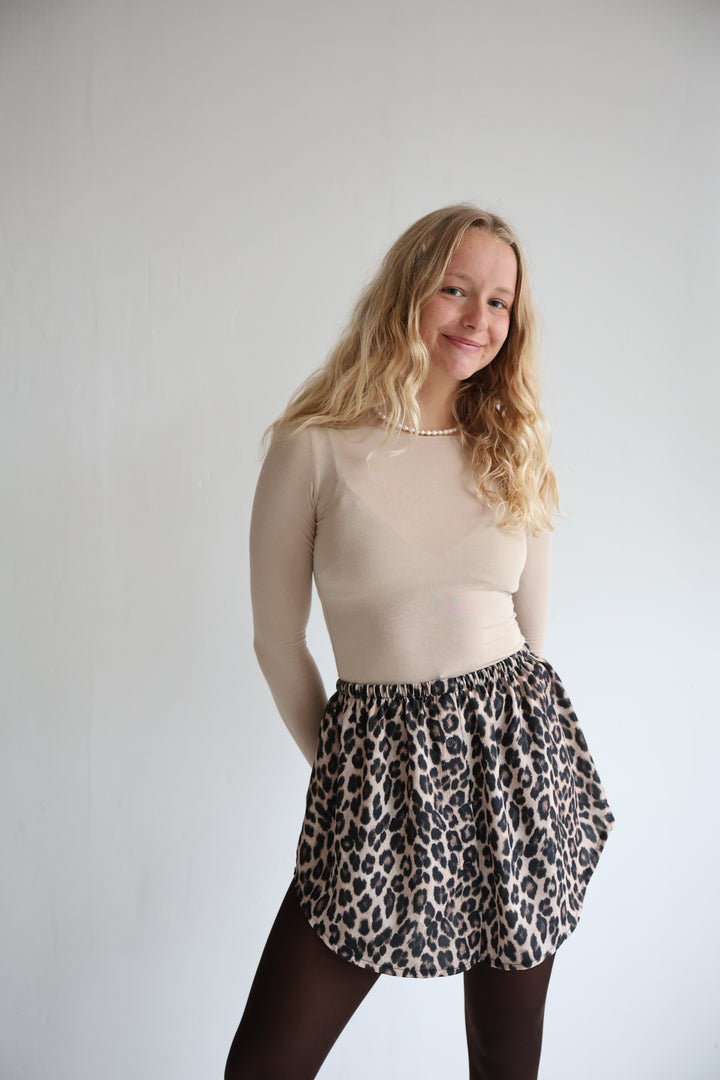 Blusenrock mit Leoprint