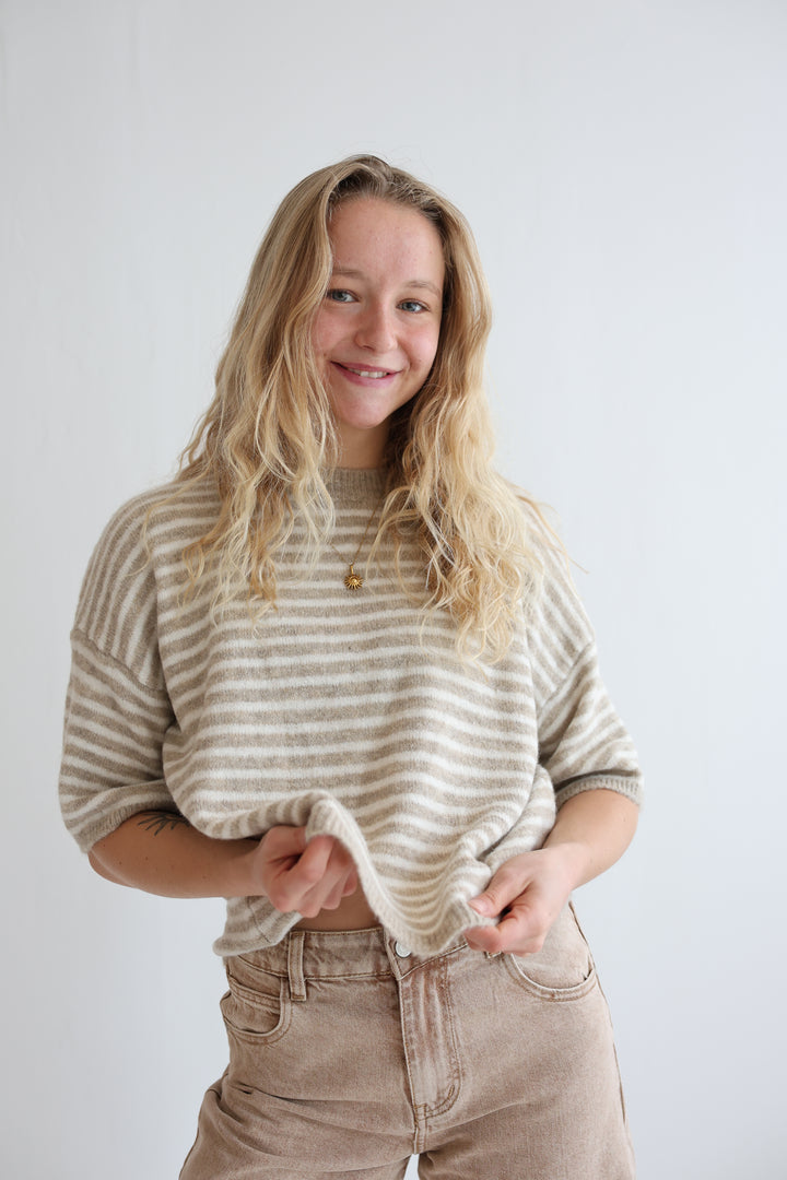 Short Striped Knit