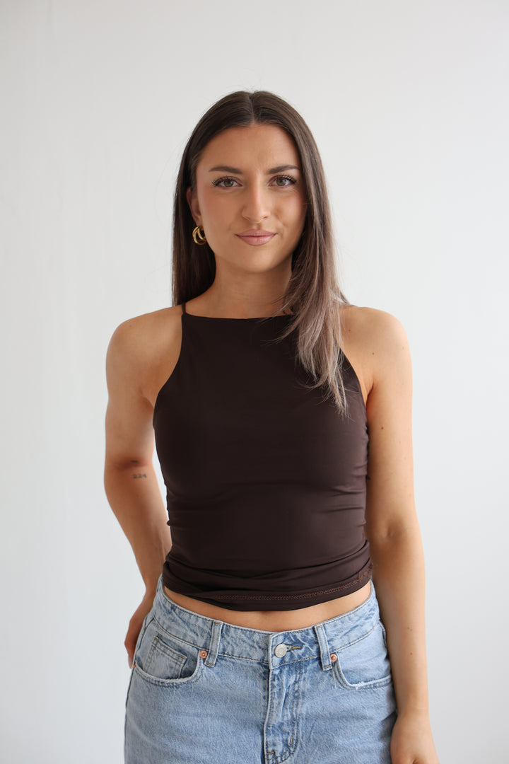 Top mit Spaghettiträgern Fenja