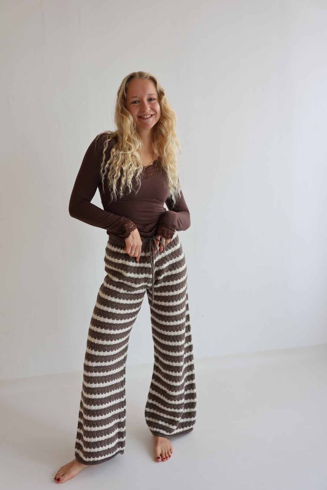 Summer Knit Pants Holly