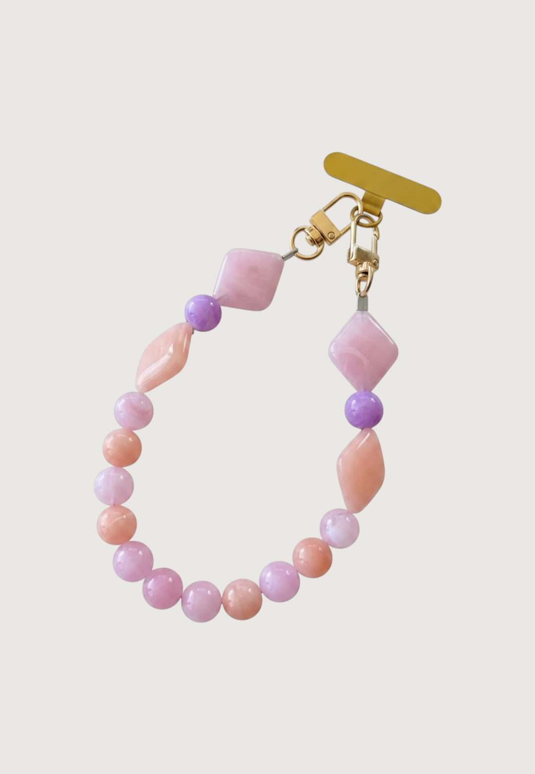 Handyanhänger Pastell Beads