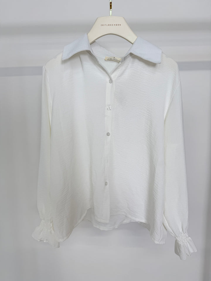 RÜSCHENBLUSE MELLY WEISS (B-WARE)