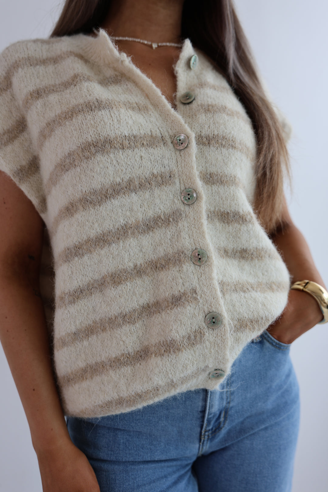 Gestreifte Weste Cosima