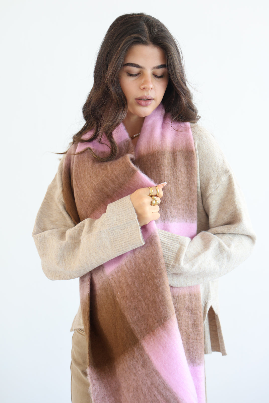 Cotton Candy Cozy Scarf