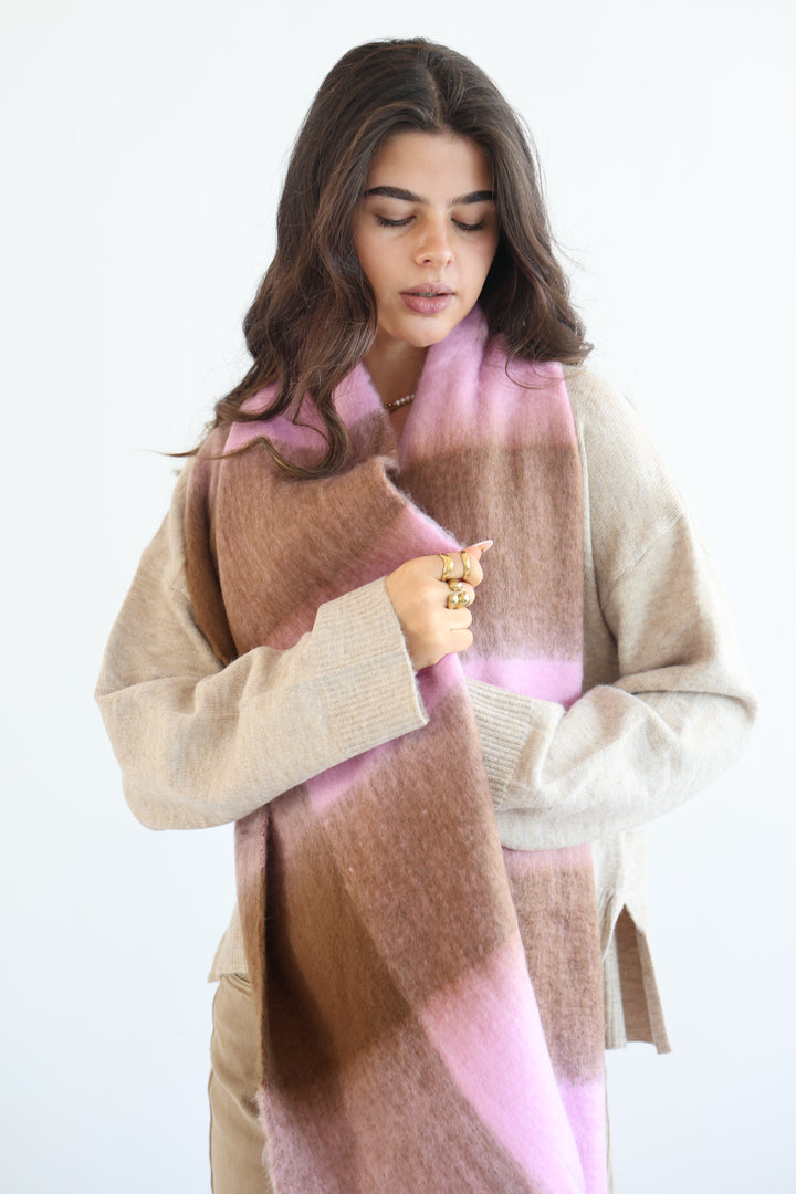Cotton Candy Cozy Scarf