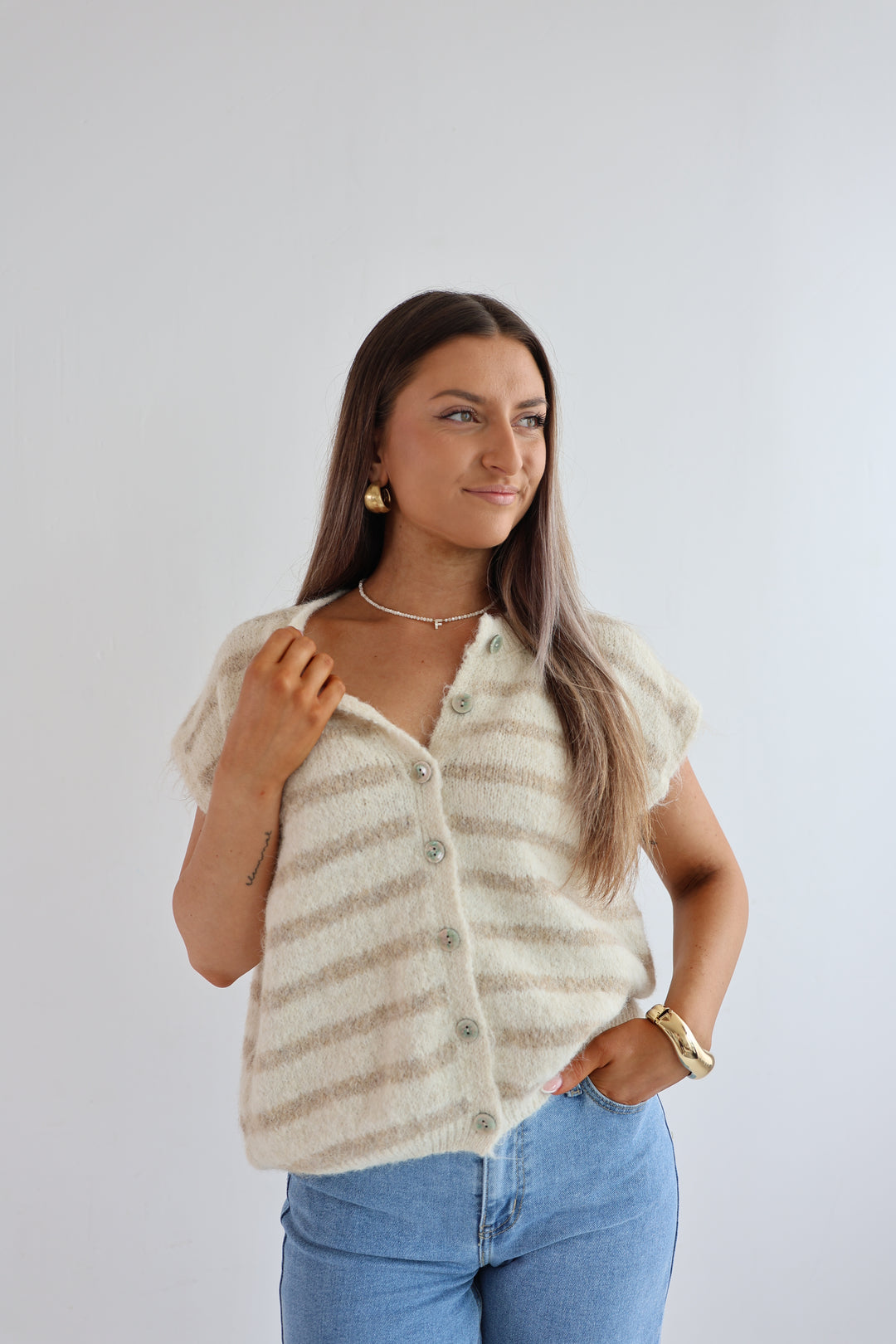 Gestreifte Weste Cosima