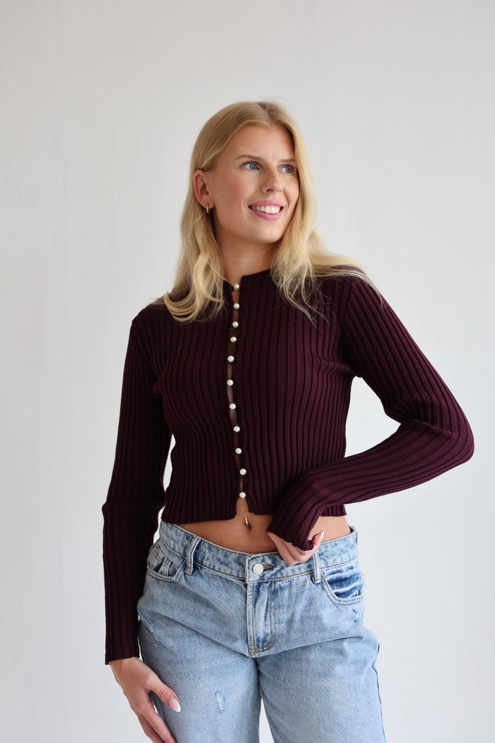 Pearl Line Cardigan