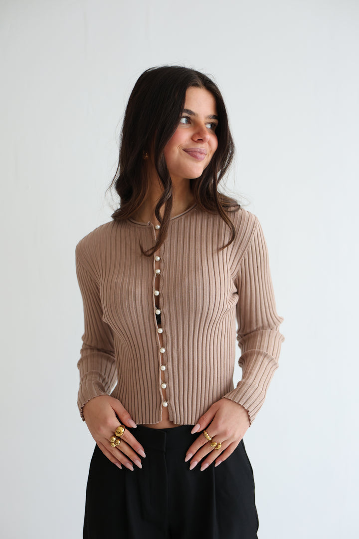 Pearl Line Cardigan