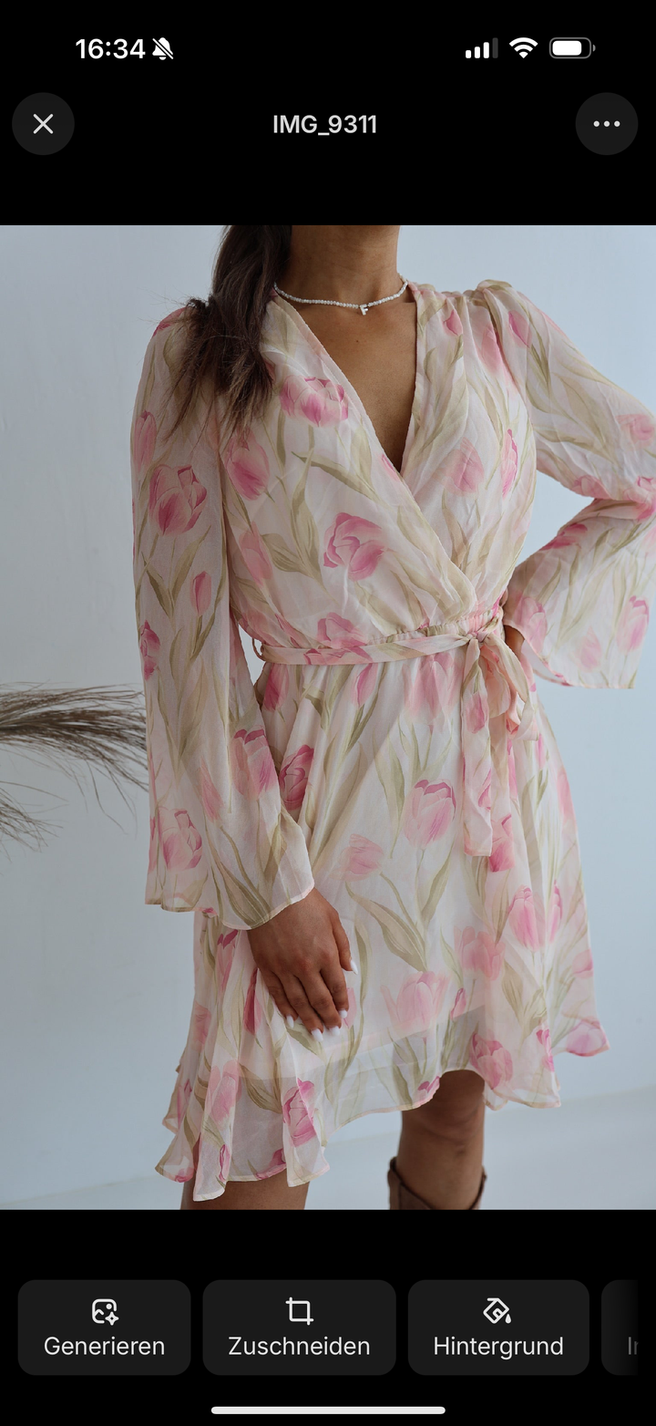 KLEID POWDER ROSES GR.38/40 (B-WARE)