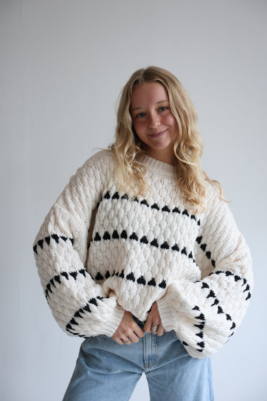 Bubble Knit Pullover