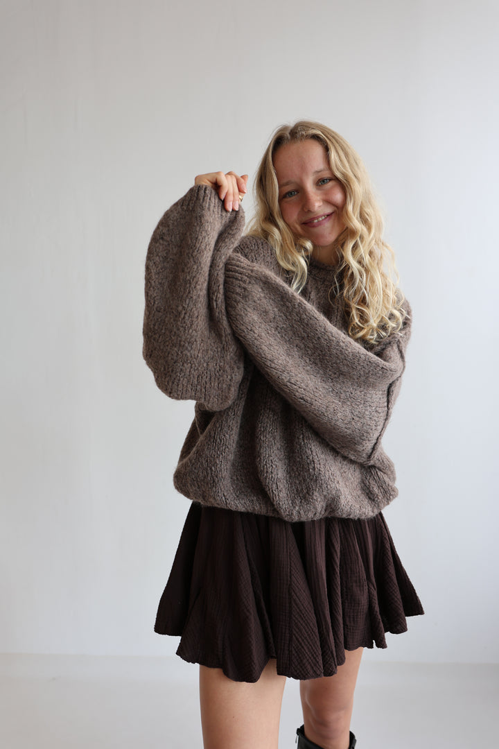 Volantrock aus Musselin Mila