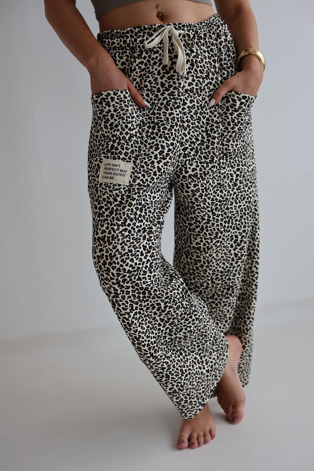 Sweatpants mit Leoprint Everyday