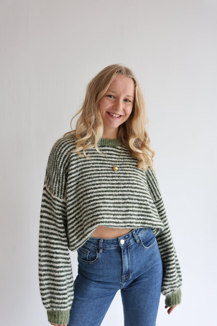 Gestreifter Pullover Moodline Knit