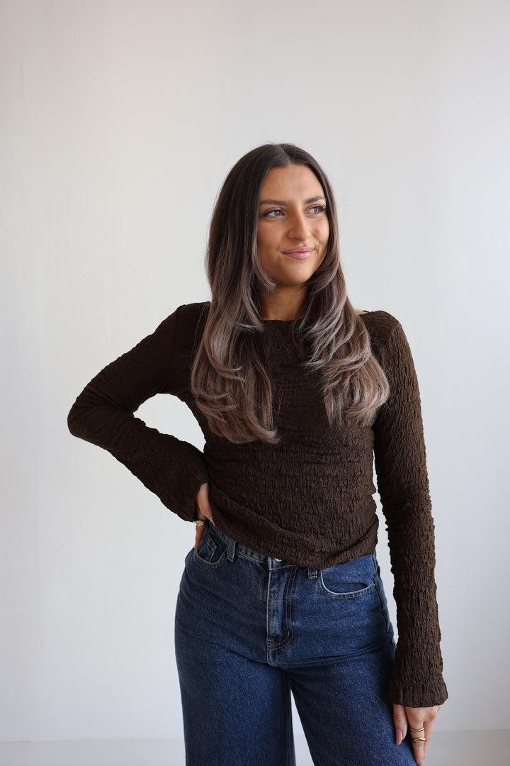 Longsleeve mit Struktur Ina