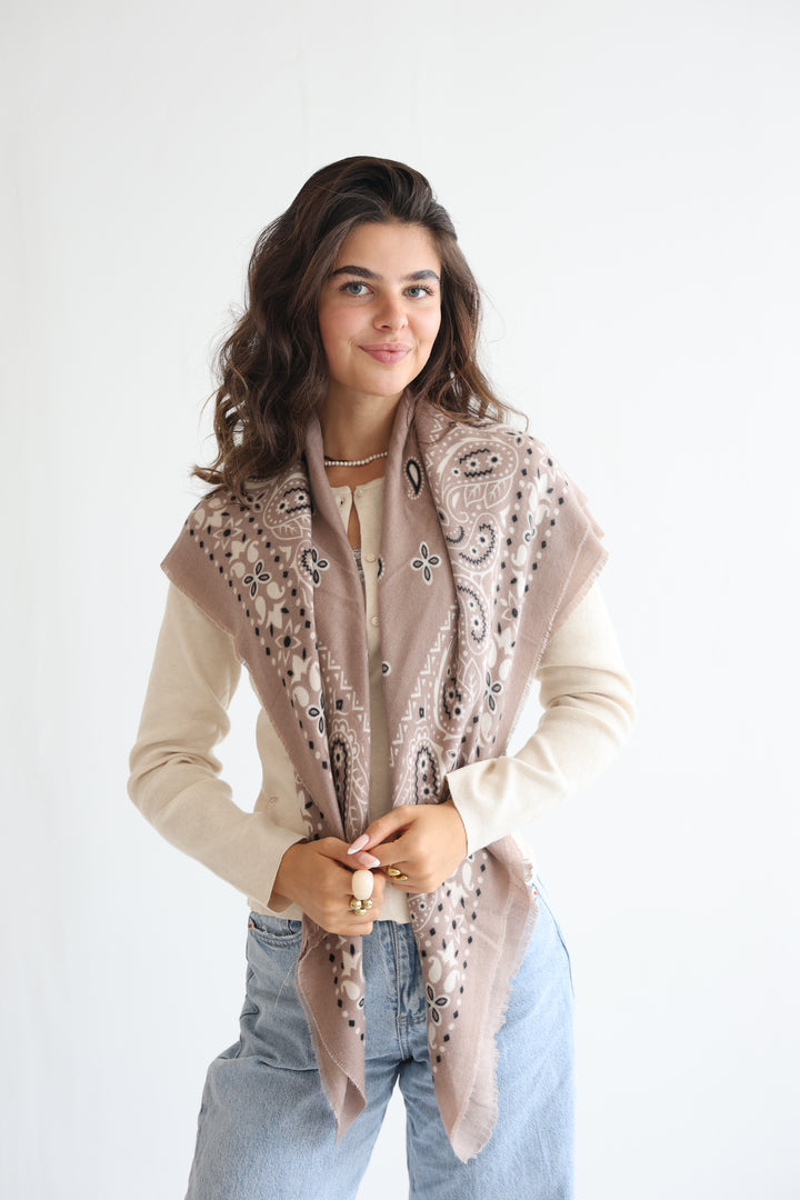 Vintage Paisley Scarf