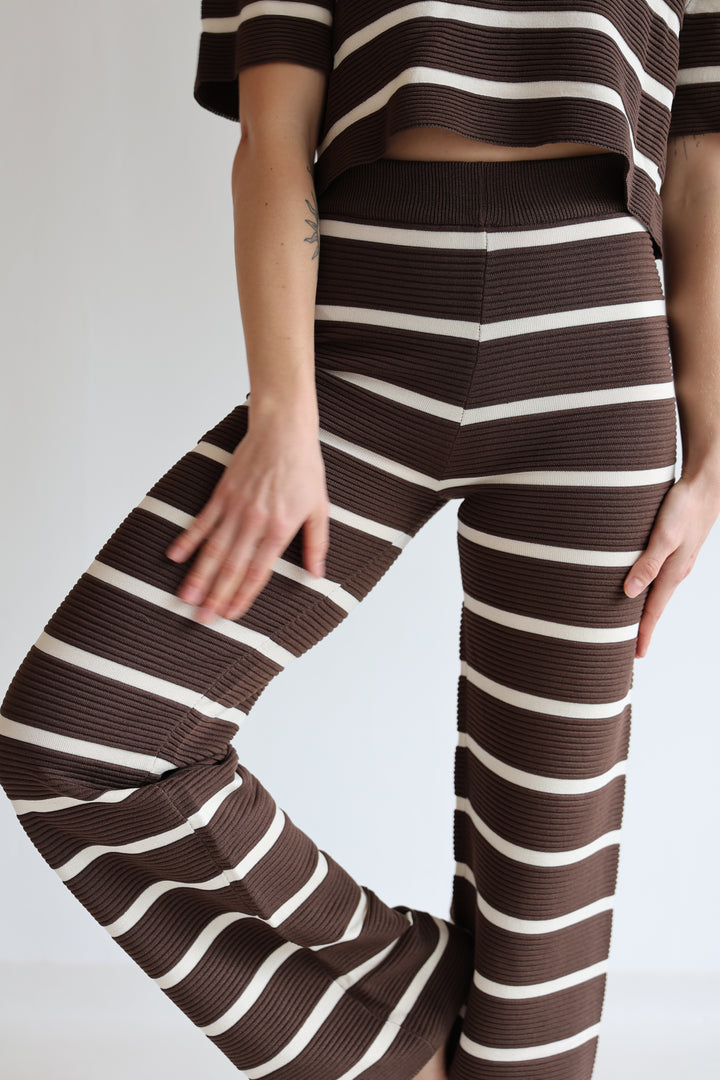 Lange gestreifte Hose Sandy Stripes