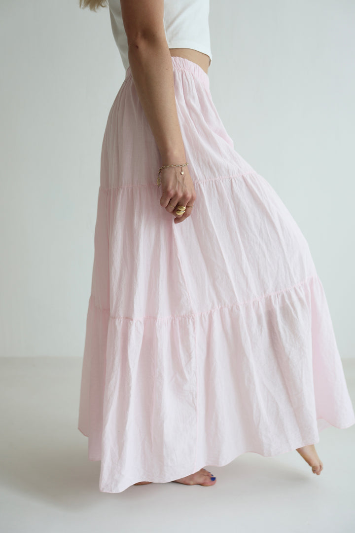 Cotton Maxi Skirt