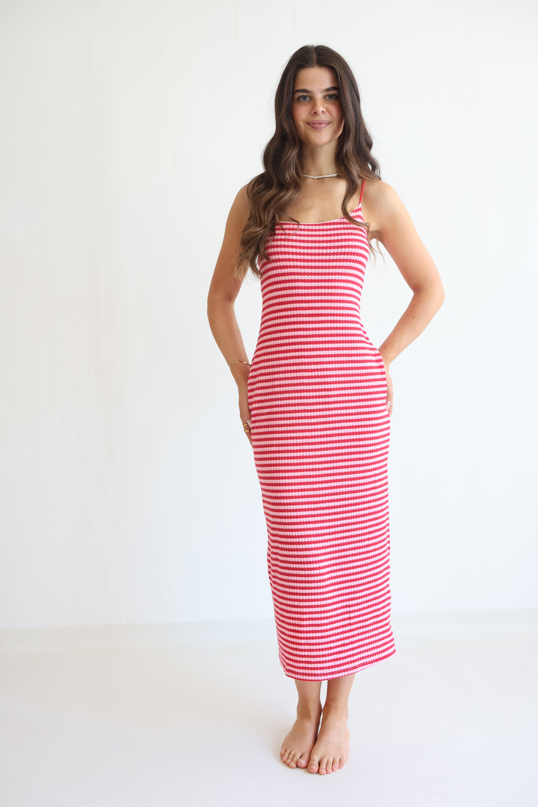 Striped Knit Dress