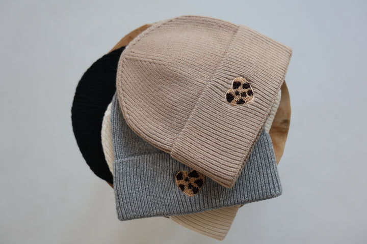 Mütze Leopard Heart