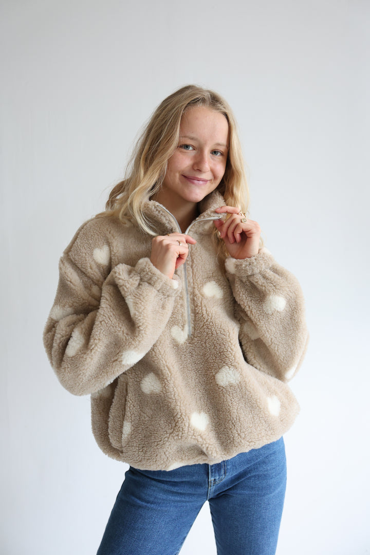 Teddy Zipper Warm Heart